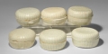 Chinese Ceramic Lidded Box Set