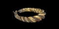 Viking Gilt-Bronze Twisted Finger Ring