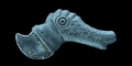 Viking Bronze Dragon-Headed Knife Handle