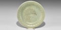 Chinese Green-Glazed Ceramic Dish with Fish
