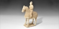 Chinese Armoured Cataphract Horse and Rider Figurine