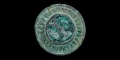 Anglo-Saxon Enamelled Disc Brooch with Raven