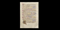 Medieval Philip II Illuminated Manuscript Page