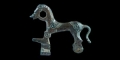 Roman Bronze Decorated Horse Brooch