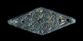 Anglo-Saxon Gilt-Bronze Lozenge Brooch