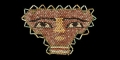 Egyptian Beaded Mummy Mask
