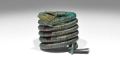 Viking Bronze Decorated Hair-Ring