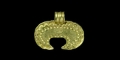 Viking Gold Crescent Pendant