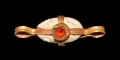 Byzantine Gold Reliquary Cross Pendant