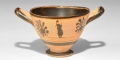 Greek Apulian Black-Figure Ware Skyphos