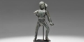 Roman Bronze Retiarius Gladiator Statuette