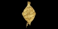 Carolingian Gold Lozenge Plate Brooch