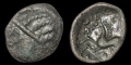 Celtic Iron Age Coins - Catuvellauni - Addedomaros - Corded Hair Bronze Unit