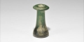 Roman Heavy Green Glass Vessel