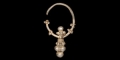 Viking Varangian Silver Earring
