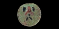 Anglo-Saxon Enamelled Face Brooch