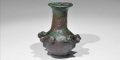 Western Asiatic Bactrian Bronze Pot with Rams Heads
