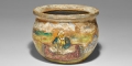 Islamic Turkish Glazed Ceramic Suleymaniye Mosque Jar