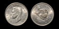 World Coins - New Zealand - George VI - 1947 - Shilling