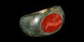 Roman Bronze Ring with Jasper Apollo Intaglio