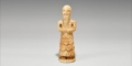 Western Asiatic Sumerian Alabaster Worshipper Figurine