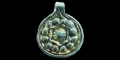 Viking Gilt-Bronze Pendant with Hexagon