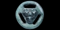 Viking Silvered Bronze Sword Belt Distributor with Faces