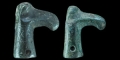 Baltic Viking Bronze Raven Head Staff Terminal Collection