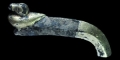 Carolingian Silver-Gilt Buckle Tongue with Duck