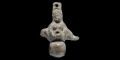 Egyptian Glazed Composition Exhibitionist Pendant of the Goddess Baubo