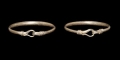 Greek Thracian Silver Bracelet Pair