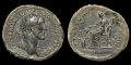 Ancient Roman Imperial Coins - Antoninus Pius - Annona Sestertius