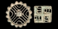 Byzantine Bread Stamp Pair with Crosses
