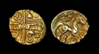British Celtic - LX Harlow Wheel Type - North Thames - Gold Quarter Stater British Celtic - LX Harlow Wheel Type - North Thames - Gold Quarter Stater