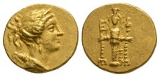 Ancient Greek Coins - Ephesos - Gold Artemis Ephesia Stater Ancient Greek Coins - Ephesos - Gold Artemis Ephesia Stater