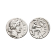 Ancient Roman Imperial Coins - Augustus - P. Petronius Turpilianus AR Denarius Ancient Roman Imperial Coins - Augustus - P. Petronius Turpilianus AR Denarius