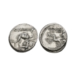 Ancient Roman Republican Coins - M Aemilius Scaurus / P Plautius Hypsaeus - Aretas AR Denarius Ancient Roman Republican Coins - M Aemilius Scaurus / P Plautius Hypsaeus - Aretas AR Denarius