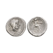 Ancient Roman Republican Coins - M Porcius Cato - Victory AR Quinarius Ancient Roman Republican Coins - M Porcius Cato - Victory AR Quinarius
