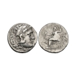 Ancient Greek Coins - Macedonia - Alexander III (the Great) - Countermarked Zeus AR Tetradrachm Ancient Greek Coins - Macedonia - Alexander III (the Great) - Countermarked Zeus AR Tetradrachm