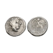 Ancient Roman Republican Coins - M Porcius Cato - Victory AR Quinarius Ancient Roman Republican Coins - M Porcius Cato - Victory AR Quinarius