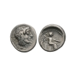 Ancient Roman Republican Coins - M Porcius Cato - Victory AR Quinarius Ancient Roman Republican Coins - M Porcius Cato - Victory AR Quinarius