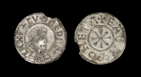Saxon Cuthred - Canterbury / Eaba - Portrait Penny Saxon Cuthred - Canterbury / Eaba - Portrait Penny