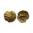 Celtic Iron Age Coins - Atrebates and Regni - Selsey Dahlia Gold Quarter Stater Celtic Iron Age Coins - Atrebates and Regni - Selsey Dahlia Gold Quarter Stater