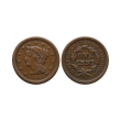 World Coins - United States of America - 1851 - AE Braided Hair Cent World Coins - United States of America - 1851 - AE Braided Hair Cent
