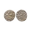World Coins - Crusader Issues - Lusignan Kingdom of Cyprus - Janus - AR Billon Denier World Coins - Crusader Issues - Lusignan Kingdom of Cyprus - Janus - AR Billon Denier