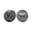 Ancient Roman Imperial Coins - Augustus - Butting Bull AR Denarius Ancient Roman Imperial Coins - Augustus - Butting Bull AR Denarius