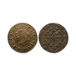 Tokens and Jettons - Medieval France - Dolphin Jetton - AE Reckoning Counter Tokens and Jettons - Medieval France - Dolphin Jetton - AE Reckoning Counter