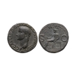 Ancient Roman Imperial Coins - Caligula - Vesta AE As Ancient Roman Imperial Coins - Caligula - Vesta AE As