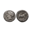 Ancient Greek Coins - Campania - Neapolis - Man-Headed Bull AR Drachm Ancient Greek Coins - Campania - Neapolis - Man-Headed Bull AR Drachm