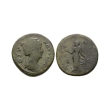 Ancient Roman Imperial Coins - Faustina - Aeternitas AE Sestertius Ancient Roman Imperial Coins - Faustina - Aeternitas AE Sestertius